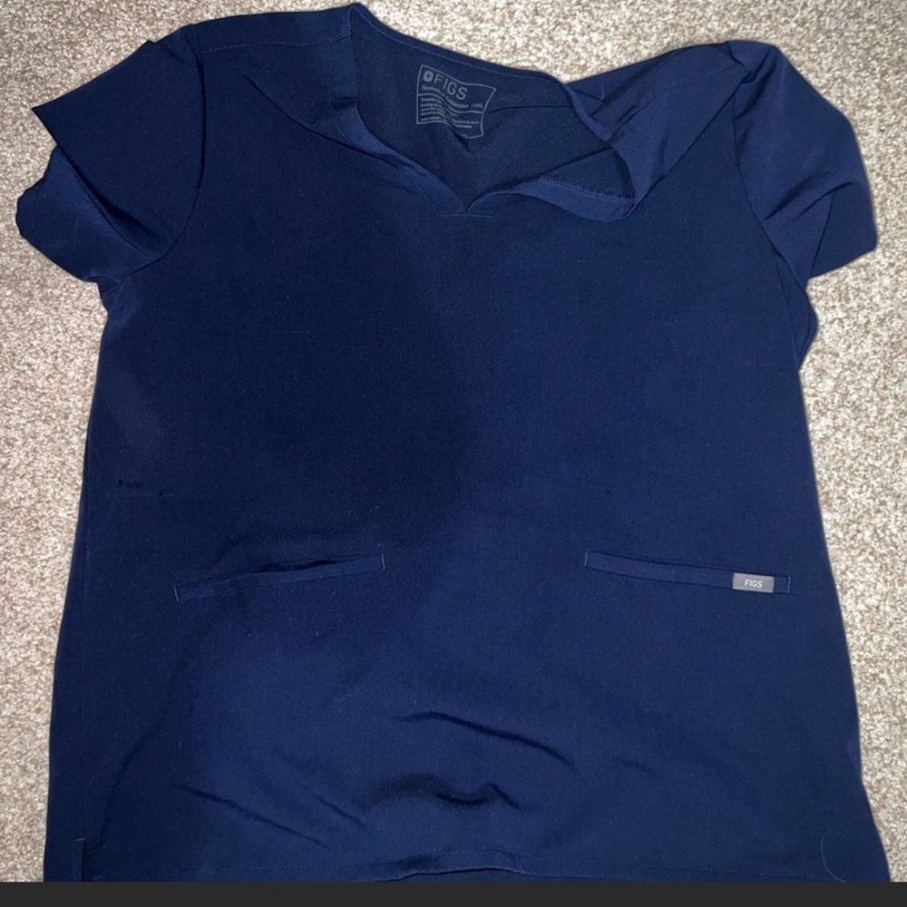 XXL. Fig Scrub Top and Cargo Scrub Pants.
